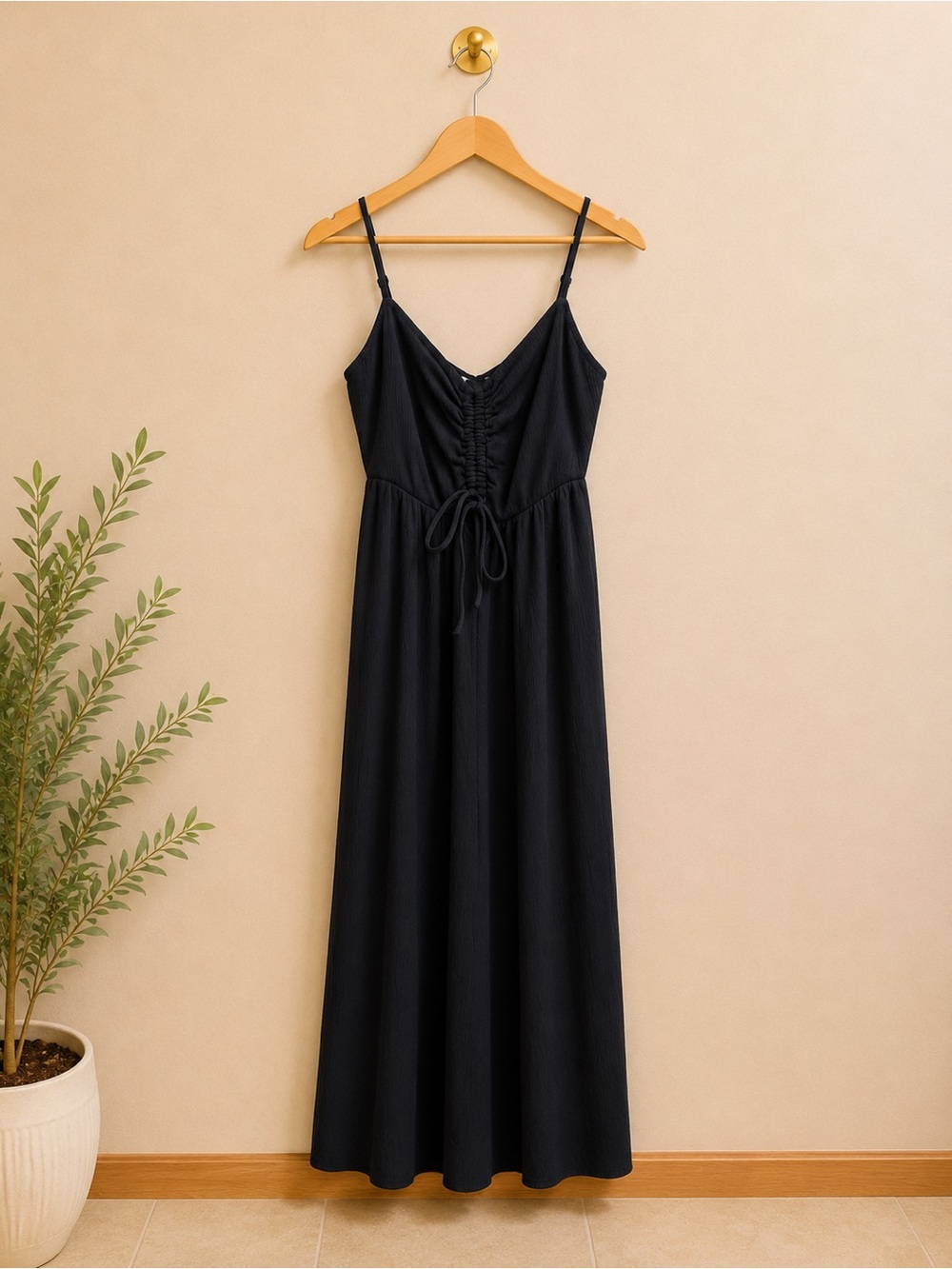 O’Neill Gray Smocked jumpsuit Size Small